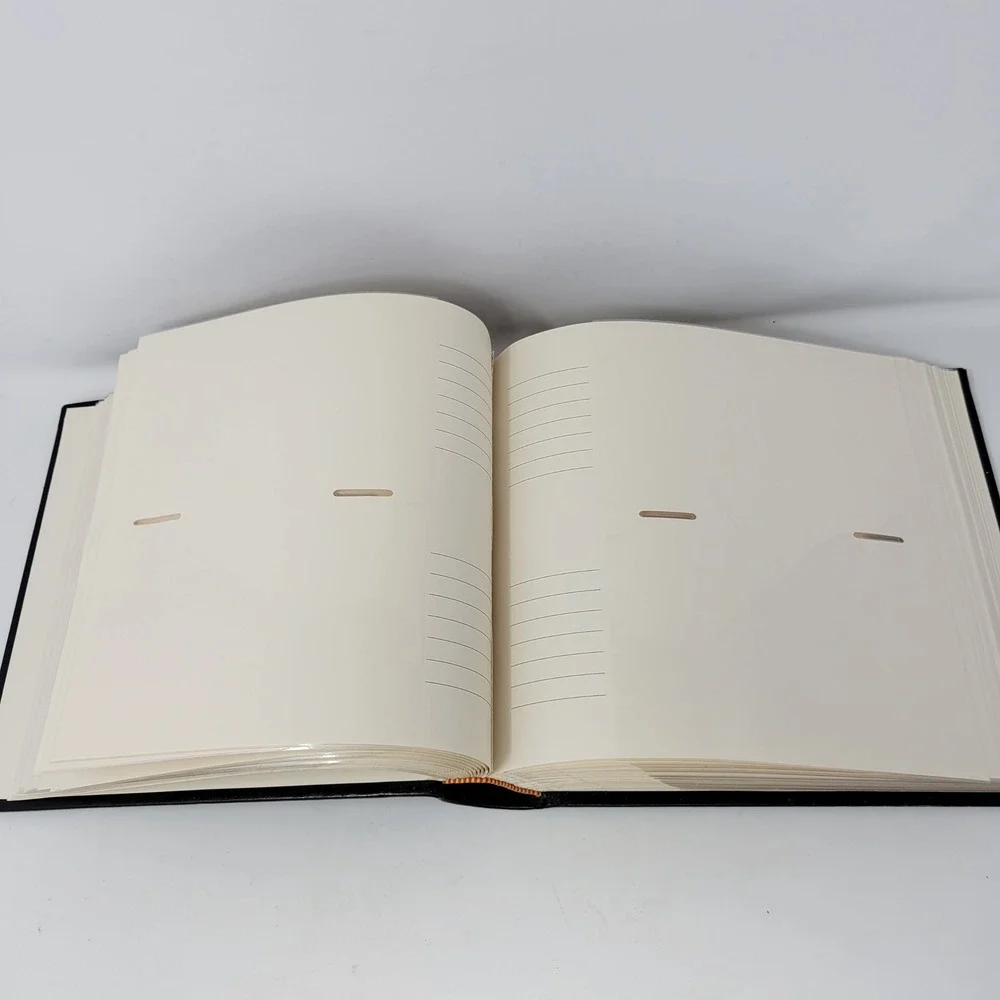 Restoration Hardware Black Leather Photograph Album Archival 200 Prints‎ Italy